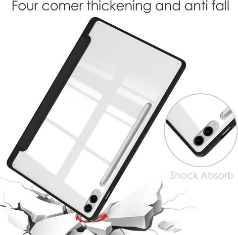 Carcasa Funda Compatible Con Samsung Tab S9 Fe plus - Negro-2