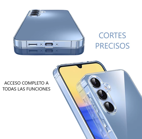 Carcasa Funda Transparente Compatible Con Samsung S25 Plus-3