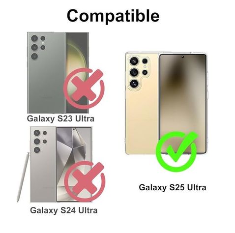 Carcasa Funda Transparente Compatible Con Samsung S25 Ultra-1