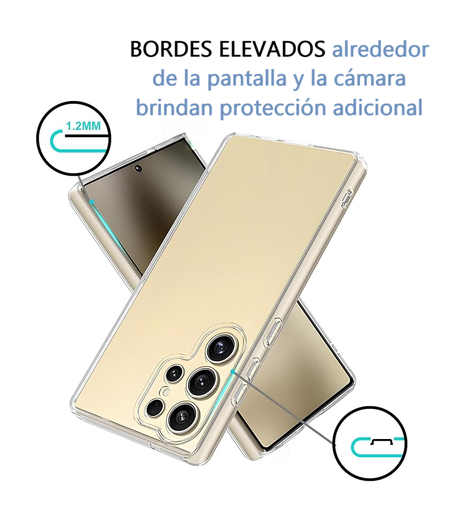 Carcasa Funda Transparente Compatible Con Samsung S25 Ultra-2