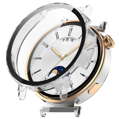 Protector Con Vidrio Para Huawei Watch GT5 41mm Transparente-0