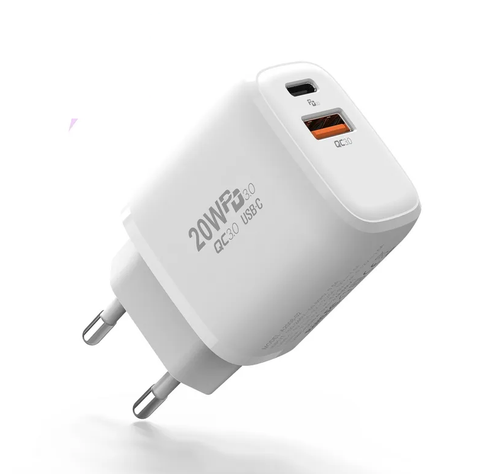 Cargador Adaptador 20w Doble Puerto Pd Usb - Usb C-0