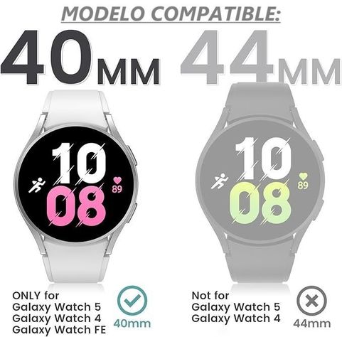 Lamina De Vidrio Compatible Con Samsung Watch 4 5 6 7 40mm-1