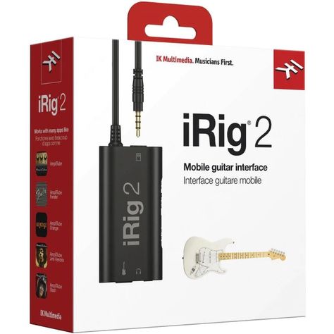 IK Multimedia iRig 2 Interfaz de Audio para Guitarra iOS-5