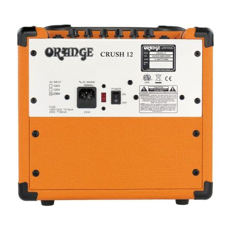 Orange Crush 12 Amplificador de Guitarra Combo 12watts 1x6-3