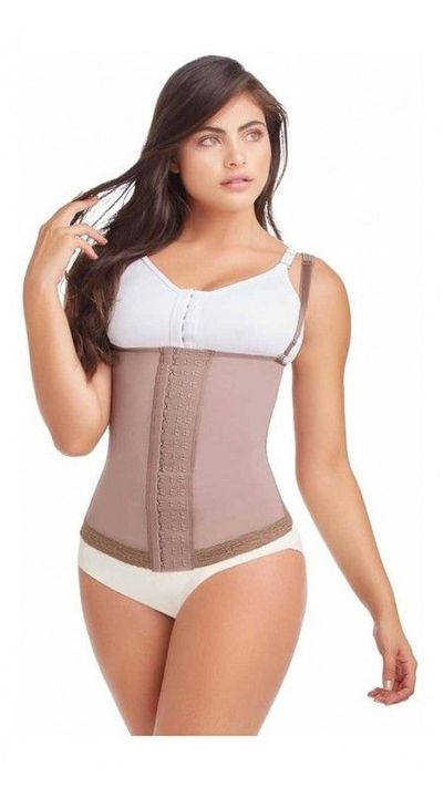 Faja chaleco busto libre espalda cubierta 11173-0