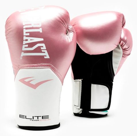 Guantes De Box Everlast Elite Rosa Perla-0