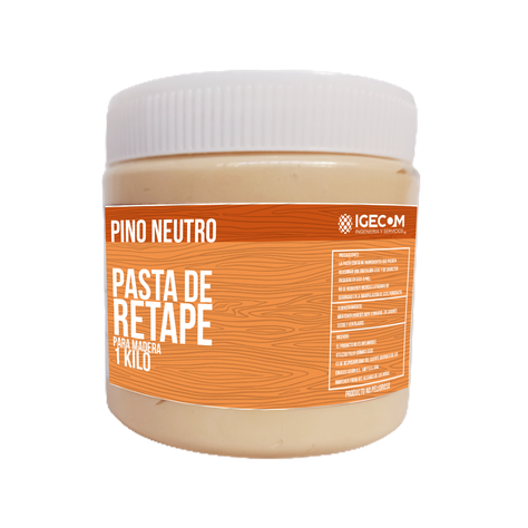 Masilla Retape Neutro 1000 Gr Para Madera-0