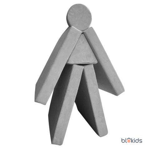 Sillón De Juegos Modular Blokid Para Niños Gris-5