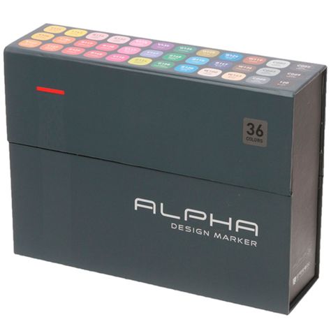 Marcadores Alpha Design Set 36 Colores-0