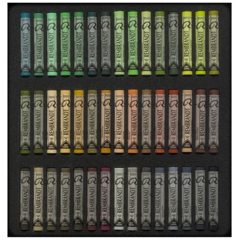 Pastel Seco Rembrandt Set 90 Colores Paisaje-3