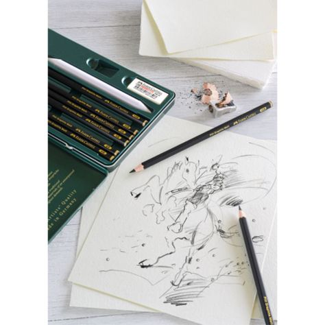 Set 11 Lápices Grafito Pitt Mate Faber Castell-3