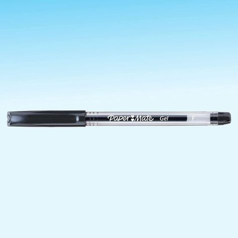 Boligrafo Gel Paper Mate Ultra Fino Negro Caja X6-2