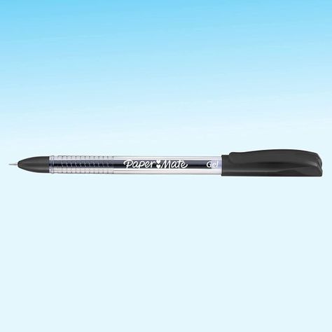 Boligrafo Gel Paper Mate Ultra Fino Negro Caja X6-3