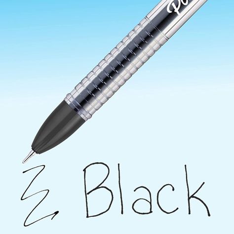 Boligrafo Gel Paper Mate Ultra Fino Negro Caja X6-4