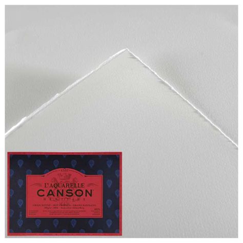 Block Papel Acuarela Heritage 300gr Grano Satinado 26x36cm-1