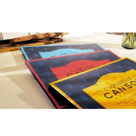 Block Papel Acuarela Heritage 300gr Grano Satinado 26x36cm-2