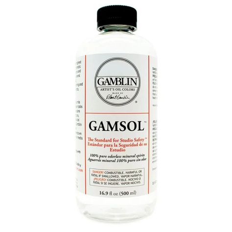 Solvente Sin Olor Para Óleos Gamsol Gamblin 500 ml-0