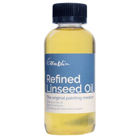 Aceite de Linaza Refinado para Óleo Gamblin 125ml-0