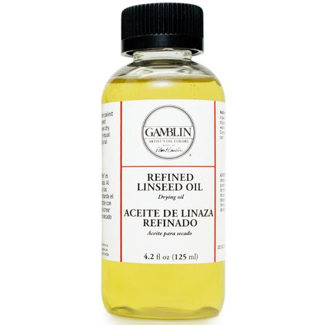 Aceite de Linaza Refinado para Óleo Gamblin 125ml-1