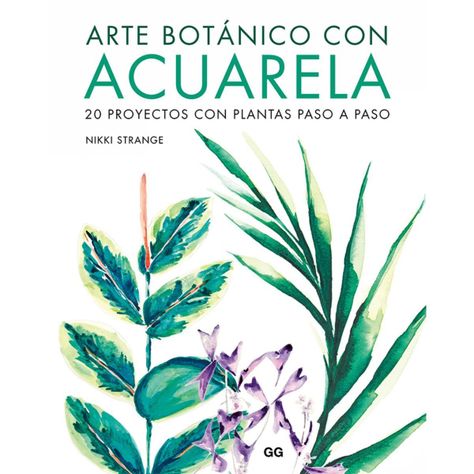 Libro de Arte Botánico con Acuarela Nikki Strange-0