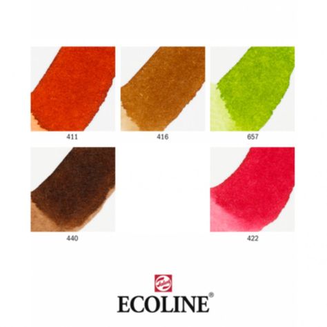 Set 5 Marcadores Acuarela Ecoline Colores Otoño-2