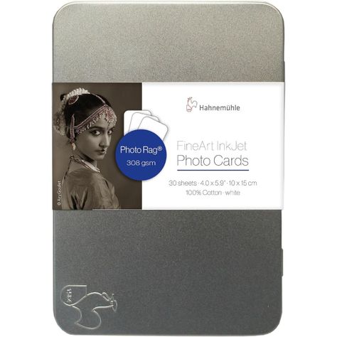 Tarjeta Digitales Photo Rag 308 gr Hahnemuhle 10x15cm 30 Hjs-0