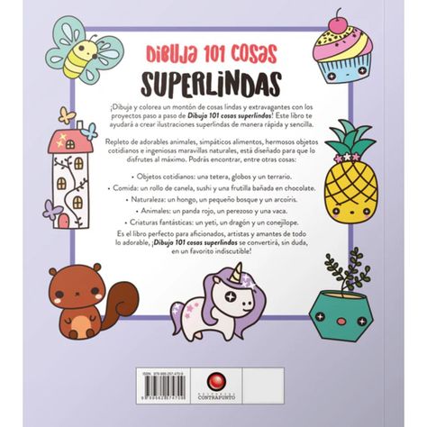 Libro Dibuja 101 Cosas Superlindas Lauren Bergstrom-1