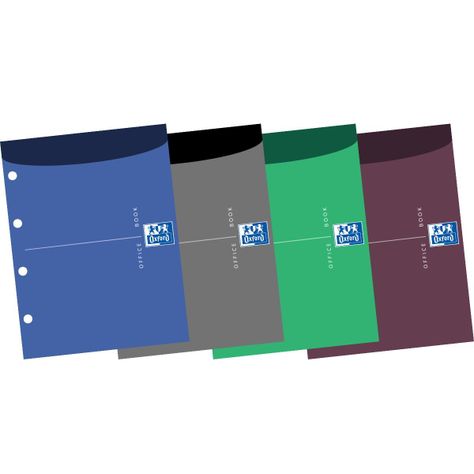 Block A4 de 80 hojas Cuadriculado Oxford Colores Surtidos-0