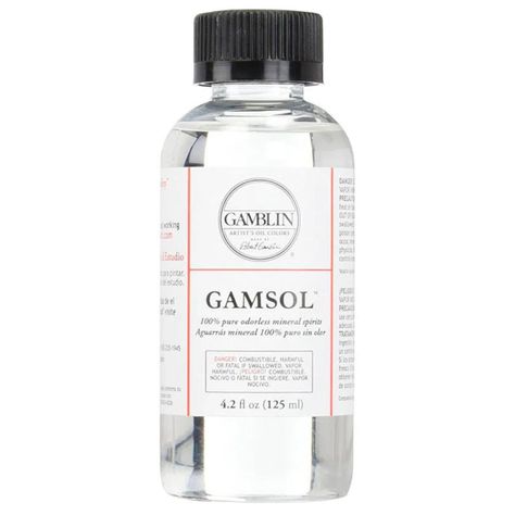 Solvente Sin Olor Para Óleos Gamsol Gamblin 125 ml-0