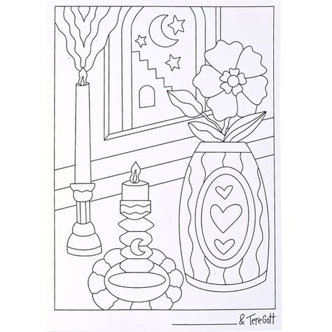 Libro para Colorear Mystic Dinner Party Tere Gott-2