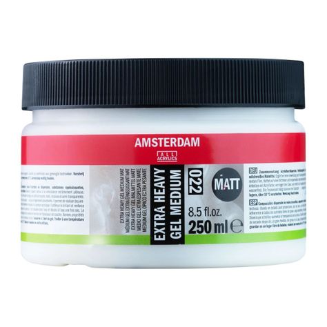 Medium Acrílico Gel Extraespesante Amsterdam Mate 250ml-0