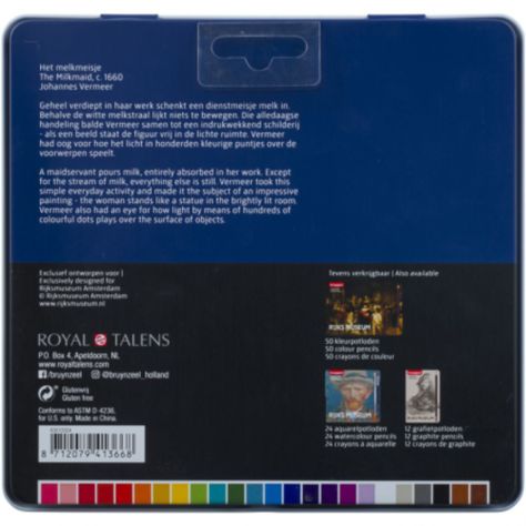 Lápices de Colores Bruynzeel Rijks Museum Set 24 Colores-2