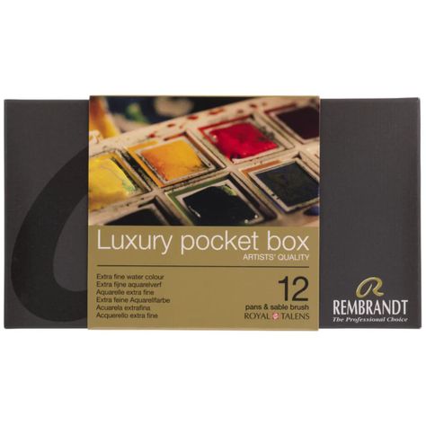Acuarela En Pastillas Profesional Rembrandt Set 12-1
