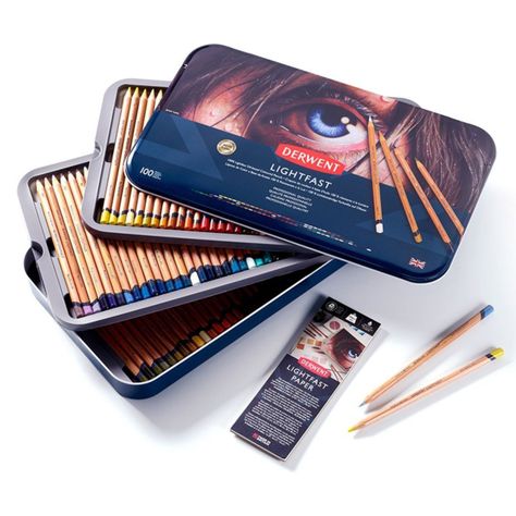 Set 100 Lápices de colores Derwent Lightfast-0