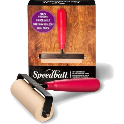 Rodillos De Goma Suave Speedball 10,16 cm-0