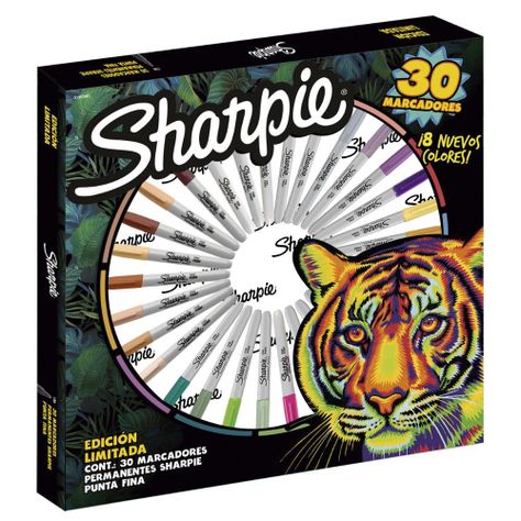 Ruleta Sharpie Colores Tierra 30 Marcadores Edicion Limitada-0