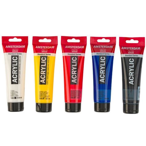 Acrílico Amsterdam Pack 5 Colores 120ml Mezcla-1
