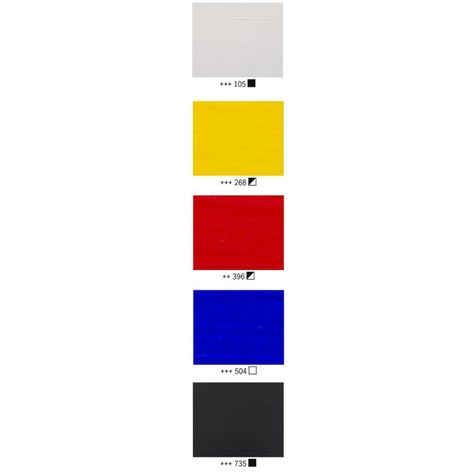 Acrílico Amsterdam Pack 5 Colores 120ml Mezcla-2