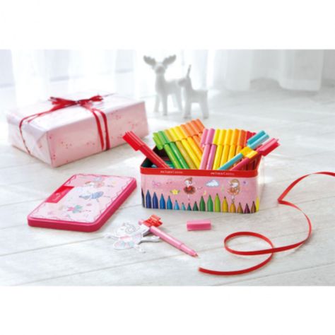 Set Bailarina Musical 20 Marcadores Connector Faber Castell-2