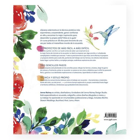 Libro 30 Días De Acuarela Curso De Acuarela Jenna Rainey-1