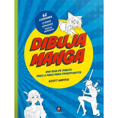 Libro Dibuja Manga Guía Paso a Paso Scott Harris-0