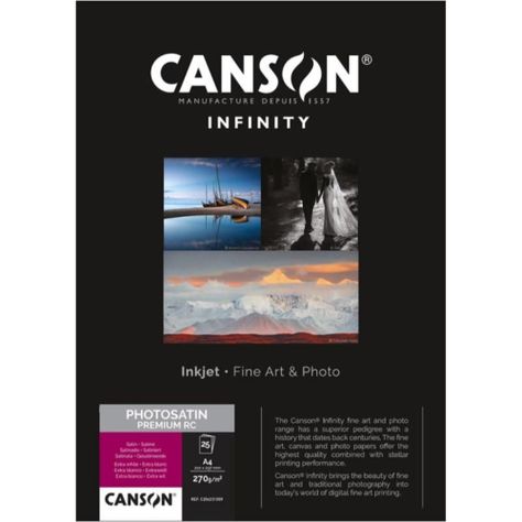 Canson Infinity Photosatin Premium RC 270gr Satinado A4 25h-0