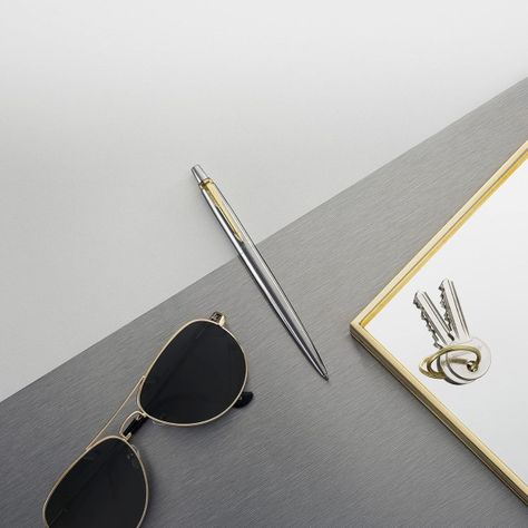 Boligrafo Parker Jotter Acero Inoxidable C/Dorado-5