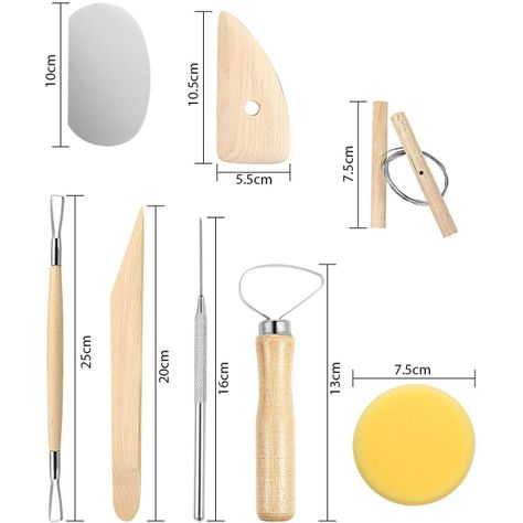Set 8 Piezas Herramientas para Cerámica Art Alternatives-2
