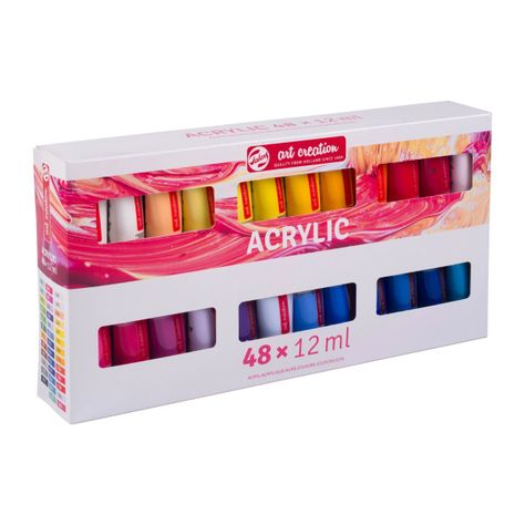 Acrílicos Art Creation Set 48 Colores 12ml-3
