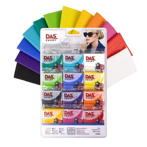 Arcilla Das Smart Set 12 Colores Harmony-0
