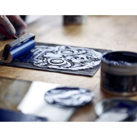 Tinta de Relieve Para Grabado Speedball Supergraphic Negra-2