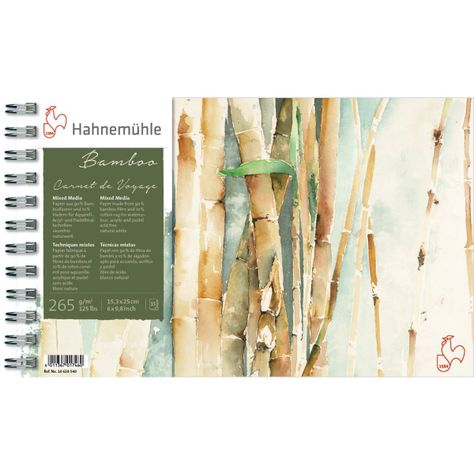 Libreta Viaje Técnica Mixta Hahnemuhle 265gr 15x25cm 15Hjs-0