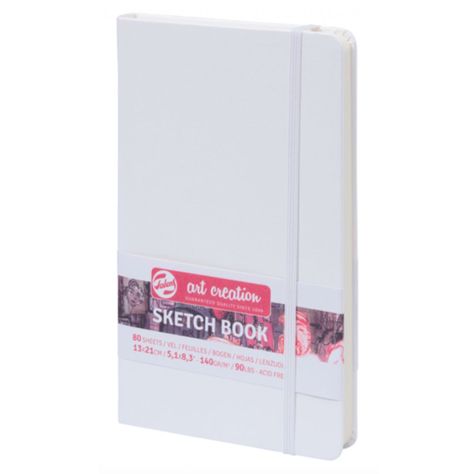 Libreta Art Creation Blanca 13x21cm 140gr 80hjas.-0
